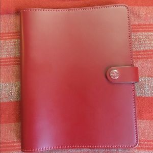 Filofax original A5 in Pillarbox red